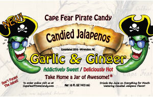 Wholesale Case – Garlic & Ginger Candied Jalapenos